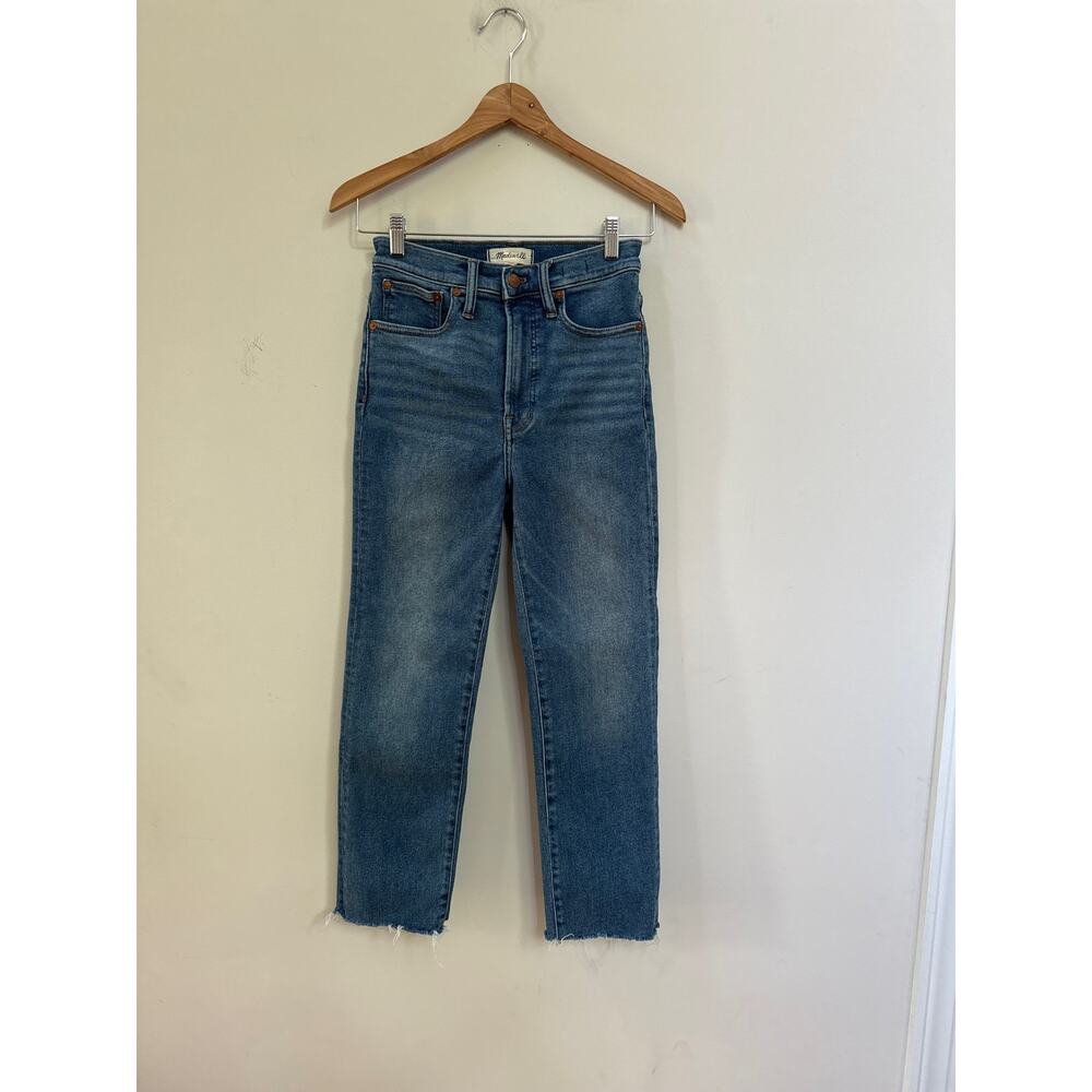 Madewell The Perfect Vintage Jean Raw-Hem Edition Size 26 Classic Basic